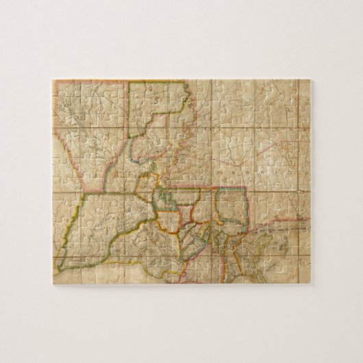  kaart van Louisiana (1816) Legpuzzel (Horizontaal)