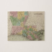 kaart van Louisiana (1838) Legpuzzel (Horizontaal)