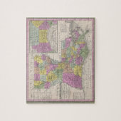  kaart van Louisiana (1853) Legpuzzel (Verticaal)