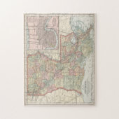  kaart van Louisiana (1891) Legpuzzel (Verticaal)