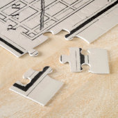  kaart van Louisville Kentucky (1884) Legpuzzel (Zijkant)