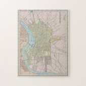  kaart van Louisville KY (1901) Legpuzzel (Verticaal)