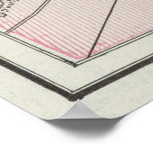  kaart van Louisville KY (1901) Poster (Hoek)