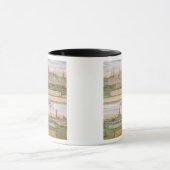 Kaart van Lubeck en Hamburg, uit 'Civitates Orbis  Mok (Midden)