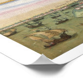 Kaart van Lubeck en Hamburg, uit 'Civitates Orbis Poster (Hoek)