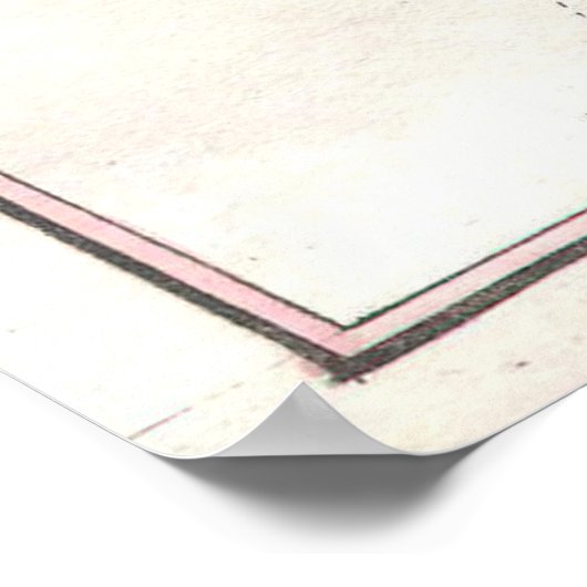  kaart van Macau China (1750) Poster (Hoek)