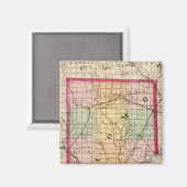 Kaart van Macomb County, Michigan Magneet (Voorkant / Achterkant)