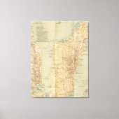  kaart van Madagaskar (1896) Canvas Afdruk (Voorkant)