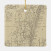 Kaart van Madagaskar Keramisch Ornament (Achterkant)