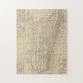 Kaart van Madagaskar Legpuzzel (Verticaal)