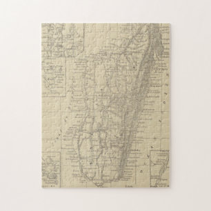 Kaart van Madagaskar Legpuzzel