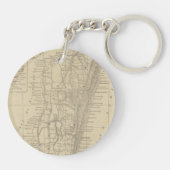 Kaart van Madagaskar Sleutelhanger (Achterkant)