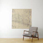 Kaart van Madagaskar Wandkleed (In Situ (horizontaal))