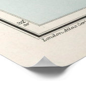 kaart van Madeira (1904) Poster (Hoek)