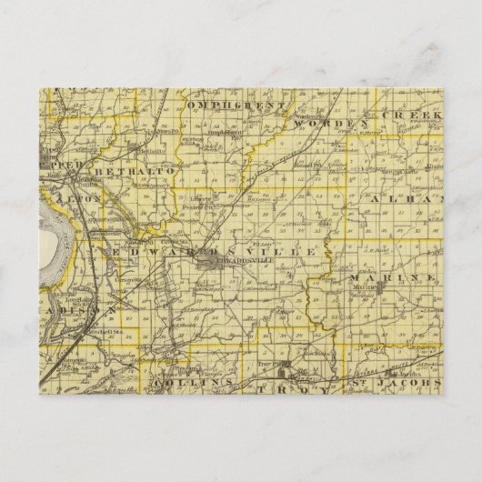 Kaart van Madison County (Voorkant)