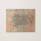  kaart van Madrid Spanje (1861) Legpuzzel (Horizontaal)