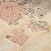  kaart van Madrid Spanje (1861) Legpuzzel (Zijkant)