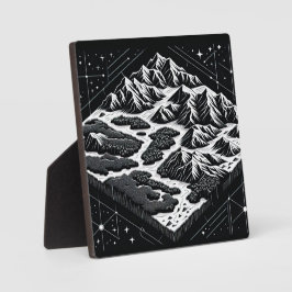 Kaart van Magic Mountain Fotoplaat