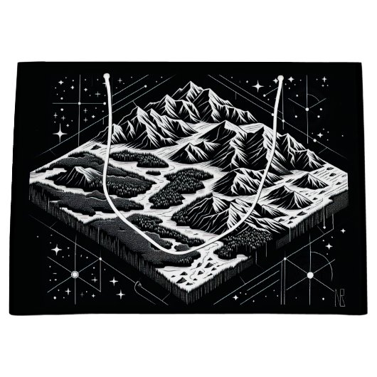 Kaart van Magic Mountain Groot Cadeauzakje (Voorkant)