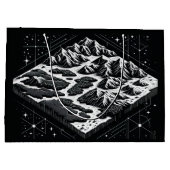 Kaart van Magic Mountain Groot Cadeauzakje (Achterkant)