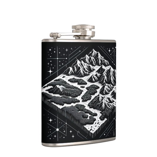 Kaart van Magic Mountain Heupfles (Rechts)