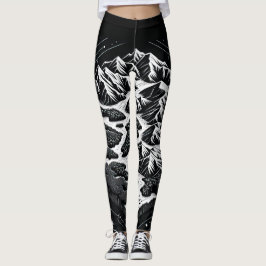 Kaart van Magic Mountain Leggings