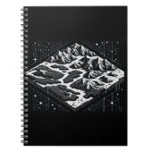 Kaart van Magic Mountain Notitieboek (Voorkant)