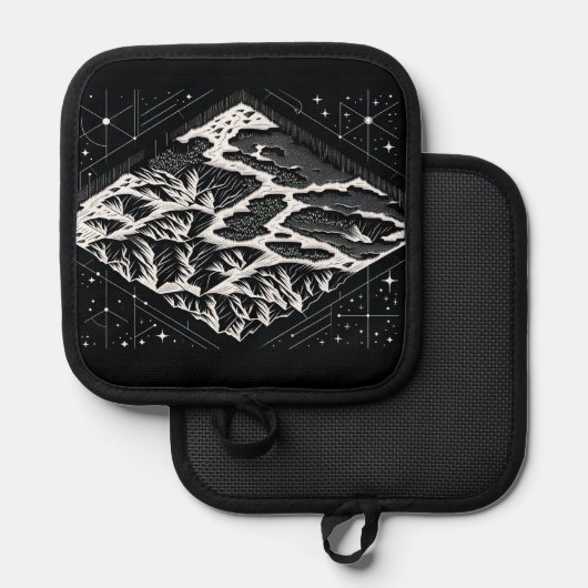 Kaart van Magic Mountain Pannenlap (Voorkant / Achterkant)