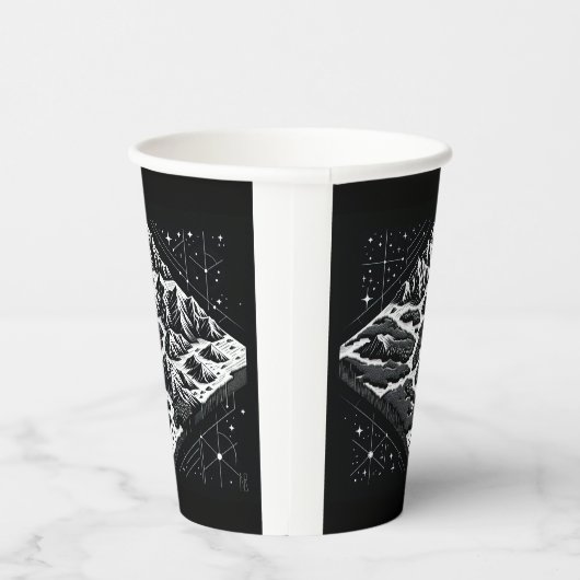 Kaart van Magic Mountain Papieren Bekers (Rechts)