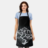 Kaart van Magic Mountain Schort (Gedragen)