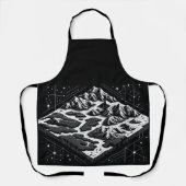 Kaart van Magic Mountain Schort (Voorkant)