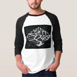 Kaart van Magic Mountain T-shirt