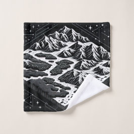 Kaart van Magic Mountain Washandje