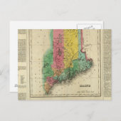 kaart van Maine (Voorkant / Achterkant)