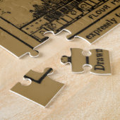  kaart van Maine (1912) - Tan Legpuzzel (Zijkant)