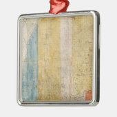 Kaart van Maine Metalen Ornament (Links)