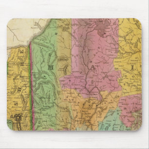 Kaart van Maine New Hampshire en Vermont Muismat