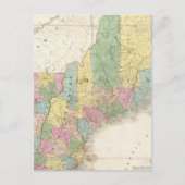 Kaart van Maine, New Hampshire, Vermont (Voorkant)