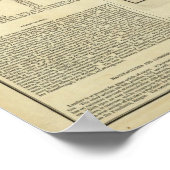 kaart van Maine Poster (Hoek)