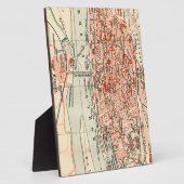 kaart van Mainz Duitsland (1905) Fotoplaat (Zijkant)