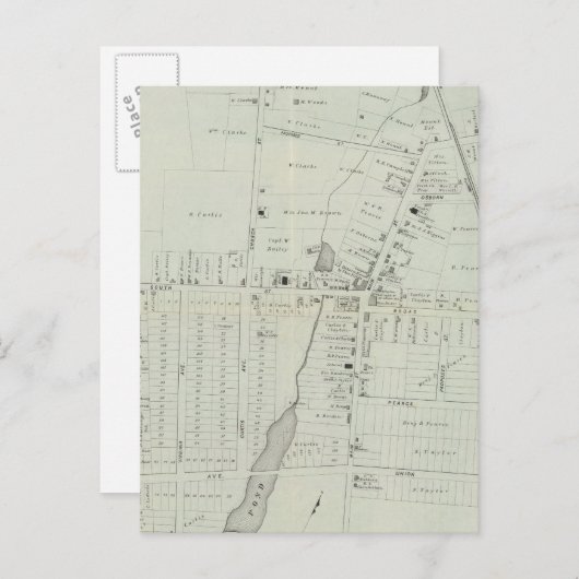 Kaart van Manasquan, New Jersey (Voorkant / Achterkant)