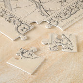  kaart van Manchester England (1851) Legpuzzel (Zijkant)