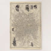  kaart van Manchester England (1851) Legpuzzel (Verticaal)