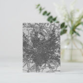 kaart van Manchester England (1911) (Staand voorkant)