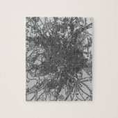 kaart van Manchester England (1911) Legpuzzel (Verticaal)