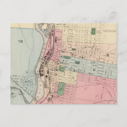kaart van Manchester New Hampshire (1877) (Voorkant)