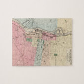 kaart van Manchester New Hampshire (1877) Legpuzzel (Horizontaal)