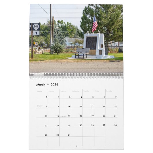 Kaart van Manhattan Calendar Kalender (Mar 2026)