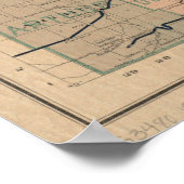  kaart van Manitoba (1903) Poster (Hoek)