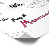 Kaart van Manuscript Earth Poster (Hoek)